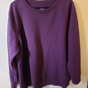 Purple Crew Neck Sweater